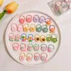 Ligas Lindas para Cabello de Bebé, Diademas para el Cuidado del Cabello Infantil, Especiales para Niñas con Cabello Fino, Gomas de Pelo Lindas de Dibujos Animados de Niñitas