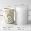 Jiahuimei Decorações de Natal Floco de Neve Vela Perfumada Cilíndrica Molde de Silicone