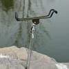 Soporte universal para caña de pescar, multiusos, totalmente metálico, soporte para torreta de pesca, caña de mano, caña de mar, caña de pescar de doble propósito, inserción bidireccional