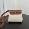 Cross-border 2025 primavera e verão nova casual all-match lona bolsa quadrada bolsa tote mini bolsa de ombro crossbody bolsa feminina boa qualidade