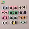 Pinza para el pelo de gafas de sol de animal de dibujos animados lindo accesorio de resina DIY hecho a mano creativo lindo material de decoración para gafas
