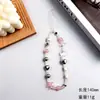 Lanyard para Teléfono Estrella Menta Verde de Verano Hecho a Mano DIY Cadena de Cuentas Ccd Cámara Decoración Fresca Estilo Ins