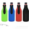 Funda Termo de Neopreno para Botella de Cerveza Transfronteriza Material de Buceo con Cremallera Cubierta Protectora Anticaídas para Botella de Cerveza Se Puede Personalizar