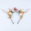 Cross-border New Headwear Natal Crianças Hairband Elk Headwear Bonito Gato Orelhas Cabelo Acessórios Atacado