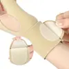 Protetor de pulso de Velcro fino de dois dedos respirável ajustável suporte fixo protetor de dedo para esportes protetor de pulso