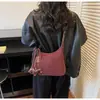 Bolsa popular deste ano feminina de grande capacidade 202 nova bolsa de ombro único transversal retrô bolsa de compras casual