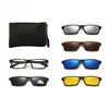 Gafas de Sol Estilo Nuevo para Hombre, Gafas Magnéticas Clip-On a la Moda, Gafas de Sol Polarizadas de Visión Nocturna para Ciclismo, Monturas para Miopía de Mujer