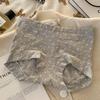 Ropa Interior de Algodón Transpirable Boxer Antibacteriano 10A Cubre Cadera Estampado Pequeño Talla Grande Entrepierna Extendida Ropa Interior de Algodón para Mujer