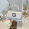 Bolsa Transversal de Ombro Único Luxuosa da Moda com Cristais Tendência Verão 2026 Chique para Mulheres