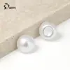 Botones de Alta Gama Cosidos a Mano en Blanco Puro con un Acabado Perlado Lustroso, Adecuados para Camisas, Cárdigans y Suéteres