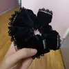 Diadema Dolan Original Hecha a Mano No Coreana Dongdaemun Estilo Coreano Terciopelo Encaje Banda Elástica Anillo Súper Grande de Intestino