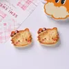Galletas de gatito simuladas, exquisitos juguetes de comida en miniatura, decoraciones para casa de muñecas, accesorios de resina de galleta, accesorios de resina para manualidades