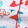 Pijama de Mujer al Por Mayor para Comercio Exterior Transfronterizo para Todo el Año con Estampado Navideño de Solapa y Manga Larga, Pantalones, Pijama Cárdigan Europeo y Americano