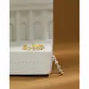 M0046 Anel de prata simples banhado a ouro estilo coreano INS temperamento versátil zircônia microincrustada anel aberto de prata de lei s925 para mulheres