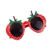 Gafas de Fruta de Verano Gafas de Sandía 61 Gafas para Fiesta del Día del Niño Gafas de Jugo Forma Linda Gafas de Playa