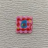 Promoção Mini Etiqueta Fofa Colorida Marca de Desenho Animado Bordado Flor Acessórios de Cabelo Adesivo de Tecido DIY Joias Feitas à Mão Tecido Decorativo