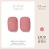 ZHIYAYA Pegamento para Esmalte de Uñas Pegamento Barbie pegamento de fototerapia Pegamento para Esmalte de Uñas de larga duración 92 colores traje salón de uñas