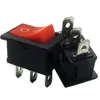 Interruptor Tipo Barco Kcd1/2/3/4/6 Pinos Três Velocidades Duas Velocidades Botão Basculante Interruptor Tipo Barco 15*21mm Acessórios DIY