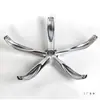 Pie de Silla Accesorios para Silla Giratoria Chasis de Pie de Silla Engrosado Trípode de Cinco Estrellas Electrochapado Base de Silla de Computadora Trípode de Cinco Estrellas de Acero