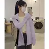 Ropa de Protección Solar Relajada para el Verano 2026, con Capucha Holgada, de Seda de Hielo, Transpirable, Versátil, Delgada, Top de Protección Solar