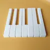 Folha de superfície de couro sem chave lado da chave branca chave branca couro acessórios de piano chave branca couro piano saco plástico teclado de papel outros