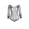 Ropa interior sexy europea y americana comercio exterior mono bikini strapless manga larga malla envolvente falda de cadera w470