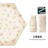 Paraguas de 16 varillas para mujer, Plegable, Tamaño grande, Resistente al viento, Doble uso para sol y lluvia, Protección solar, Protección UV, Paraguas ligero para el sol