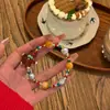 Pulsera de Cuentas Hombre de Jengibre Navideño para Mujer de Nicho Única Creativa Pulsera de Árbol de Navidad de Alta Gama