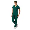 Conjunto de uniformes médicos transfronteiriços europeus e americanos, uniformes cirúrgicos para médicos e enfermeiros, vestuário de trabalho médico multicolorido, personalizável com logotipo
