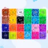 Paquete de Suplemento de Cuentas de 5 mm con Juego Completo de Herramientas, Cuentas Fusionadas, Serie de Colores de Uso Común, Juguetes Educativos Hechos a Mano para DIY