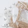 Celebridade da Internet Explosiva Mini Borboleta Zircônia Joias para Nail Art Luxo Leve Brilho Olho de Cavalo Liga de Cristal Fonte de Diamante Fábrica