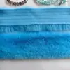 Tira de imitación de pelo de conejo estilo mejorado de 1 cm de ancho cinta de no tejido hecha a mano para bricolaje encaje accesorios para linterna de león danzante traje Tang Hanfu tira plana