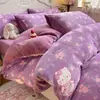 2026 Nueva Funda Nórdica de Leche Polar Pieza Única Se Puede Usar para Dormir sin Ropa de Cama Dormitorio Estudiantil Funda Nórdica de Polar por Ambos Lados