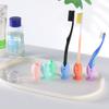 Nuevo Soporte de Silicona para Cepillo de Dientes, Mesa de Lavabo, Succión Sin Costuras, Estante de Almacenamiento para Cepillos de Dientes, Impermeable, Soporte para Cepillos de Dientes sin Perforaciones