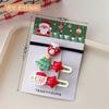 Acessórios para cabelo de Natal combinação doce menina quebrada grampo de cabelo lateral grampo de cabelo de desenho animado estudante franja fofa grampo de cabelo cocar