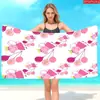Toalla de Playa Serie Cerdo Peppa Linda Transfronteriza Microfibra Toalla de Baño Estampada Toalla para Fiesta en la Playa al Aire Libre de Verano