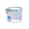 Pote plástico transparente hermético para armazenamento de grãos na cozinha, recipiente para alimentos, fabricante de recipientes para armazenamento, à prova de umidade e vazamentos.