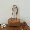 Cross2026 Otoño Nuevo Retro Lunares Bolso Almohada Textura Gamuza Bolso de Hombro Único Bolso de Mano Versátil de Moda