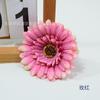 Flores Gerbera Artificiais de Outono, Flores Decorativas, Acessórios de Cabelo, Adereços para Fotografia na Praia, Leques Redondos Artesanais DIY