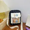 Bolso Cruzado Infantil con Estampado, Correa Ancha para el Hombro, Billetera para Monedas, Bolsa Pequeña de Almacenamiento para Niños y Niñas, Bolso de Muñeca para Niñas