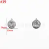 Venta al por mayor del fabricante Acero Inoxidable Presión de Aceite Colgante Cabeza Humana DIY Estilo Europeo y Americano Colgante Personalizado Accesorios de Joyería DIY