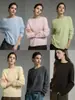 Tienda Insignia Shanghai Dan Nong/Otoño e Invierno Salsa de Gato Morado Mezcla de Lana y Cachemira Suéter de una Pieza Sin Costuras Cepillado