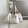 Bolso de mano retro, artístico y de diseño nicho, con un estilo preppy, un bolso de hombro nuevo y moderno, minimalista y de gran capacidad para mujer
