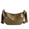 Bolso Bandolera Retro Texturizado de Moda para Mujer 2024 Nuevo Otoño e Invierno Bolso de Hombro Casual para Mujer Bolso Dumpling Sobaco