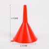 Embudo de plástico rojo engrosado para cocina, coche, herramientas de repostaje, hogar, gran diámetro, 135 mm, venta al por mayor