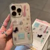 Adesivo de Maçã Verde para Capa de Celular Apple 16pro Novo iphone15promax Transparente 13 Personalidade 14