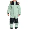 Novo Macacão de Ski Infantil de Uma Peça para Uso Externo no Inverno, Resistente ao Frio e ao Vento, Macacão de Ski Espesso, Quente e Luminoso para Homens e Mulheres