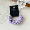 Elegante Simples Cetim Francês Pequeno Círculo Intestinal Anel de Cabelo Feminino Versátil Corda de Cabelo Elástico Tendão Estilo Coreano