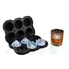 Bandeja de Hielo Creativa de Rosa y Diamante Molde de Hielo Casero de Silicona de Grado Alimenticio Bola de Hielo para Whisky Molde de Cubitos de Hielo de Fácil Liberación