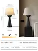 Nova luminária de mesa simples e elegante em estilo vintage para sala de estar e escritório, luminária de cabeceira de madeira maciça para uma atmosfera aconchegante no quarto